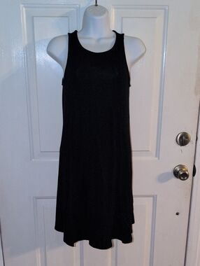 Old Navy Black Sleeveless Swing Dress
